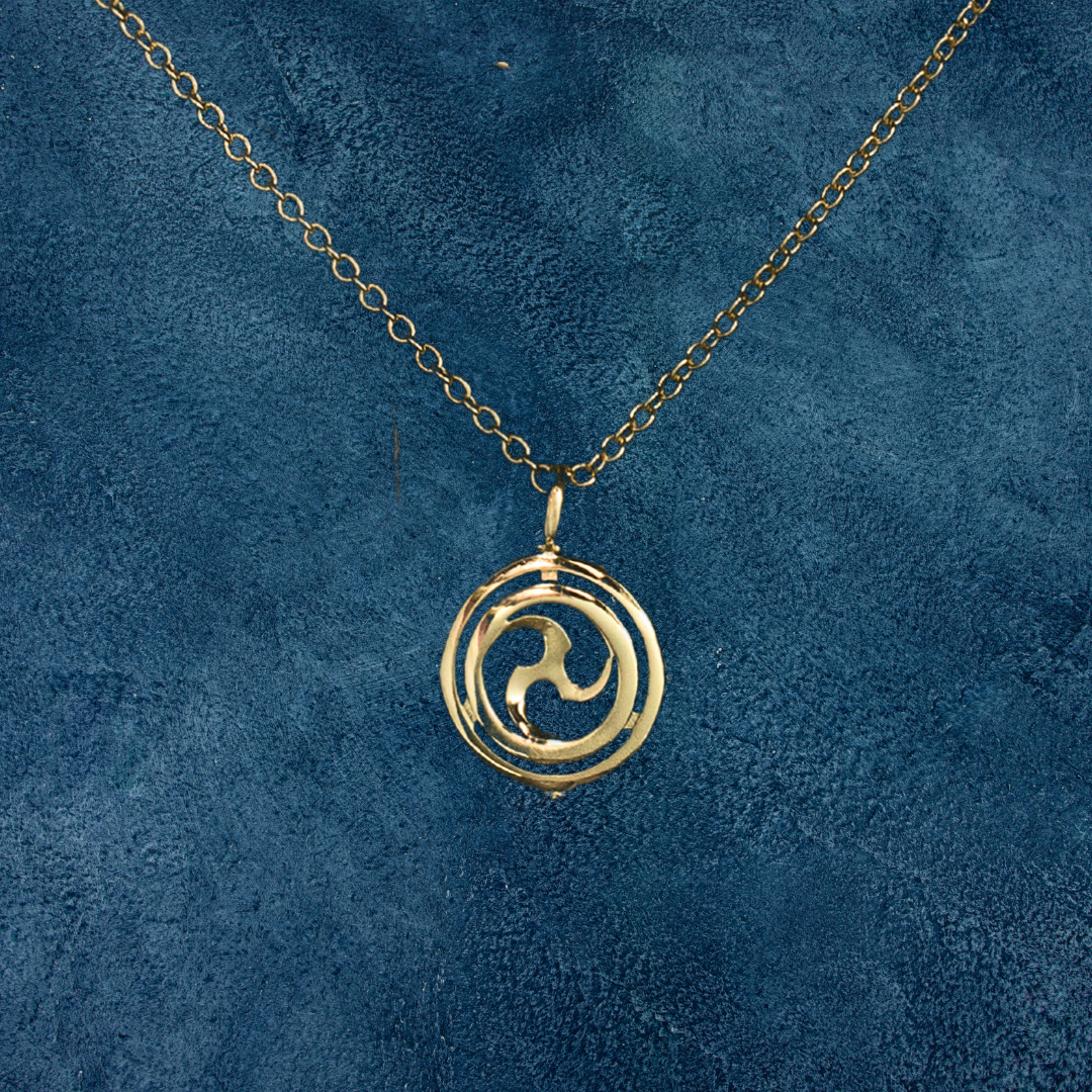 Joy small gold necklace