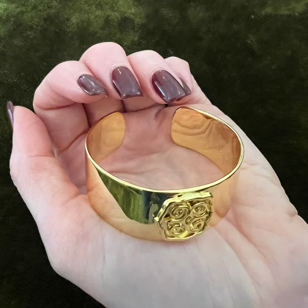 Strength Gold Cuff