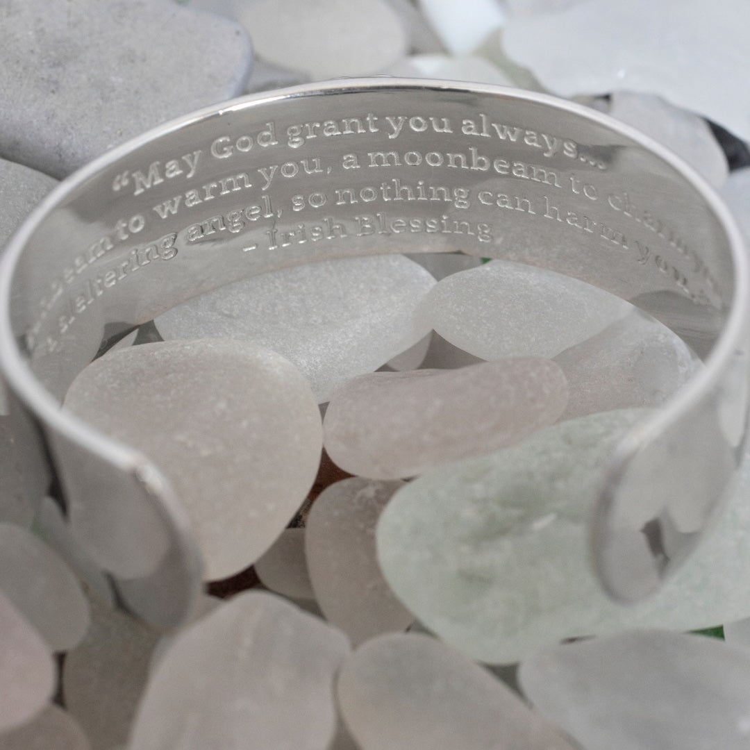 Protection Sterling Silver Cuff