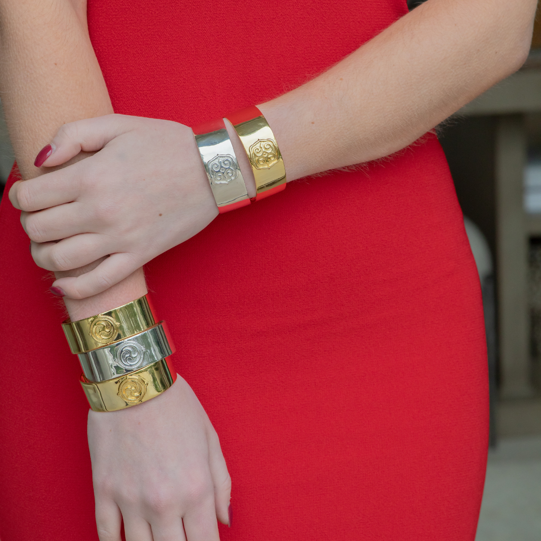 Strength Sterling Silver Cuff