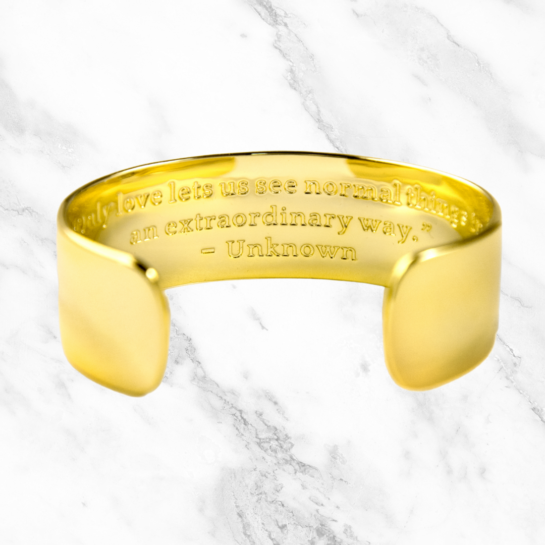 Love Gold Cuff