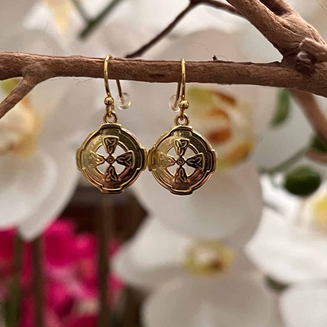 Faith Earring 18k Gold Plated