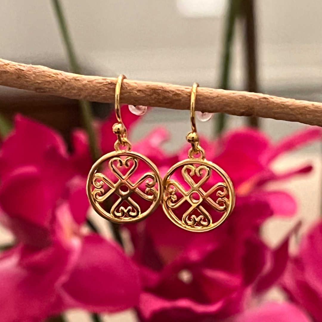 Love Earring 18k Gold Plated