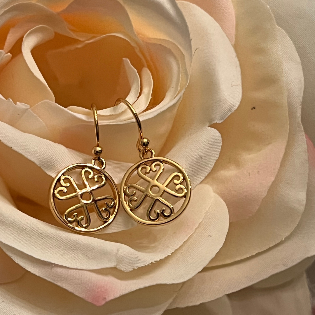 Love Earring 18k Gold Plated