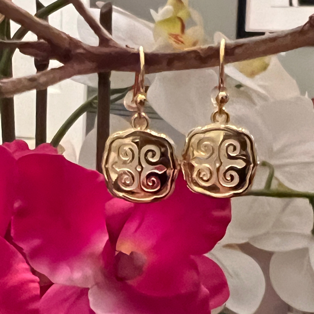 Strength Earring 18k Gold Plated