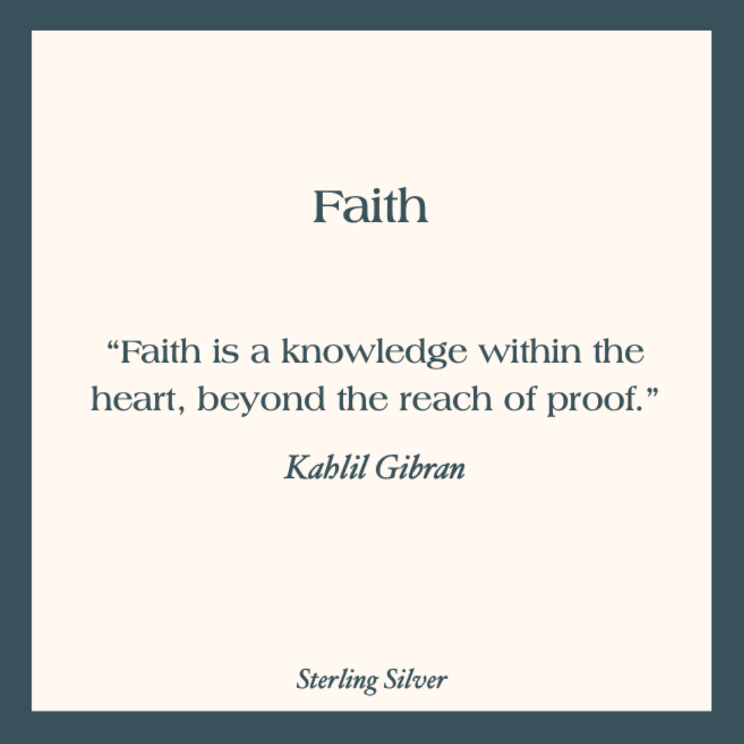 Faith Necklace Sterling