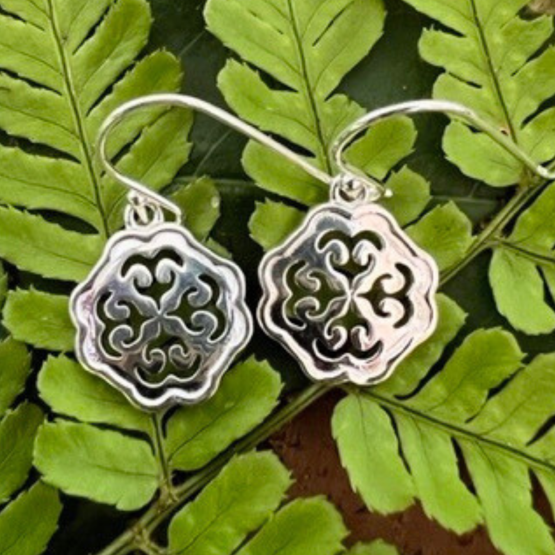 Protection Earrings Sterling
