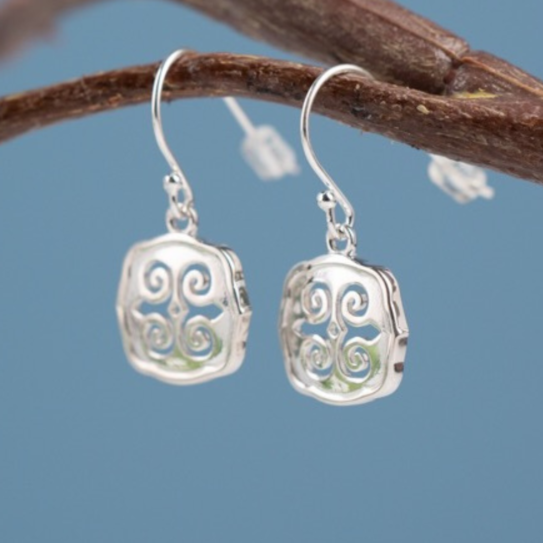 Strength Earrings Sterling