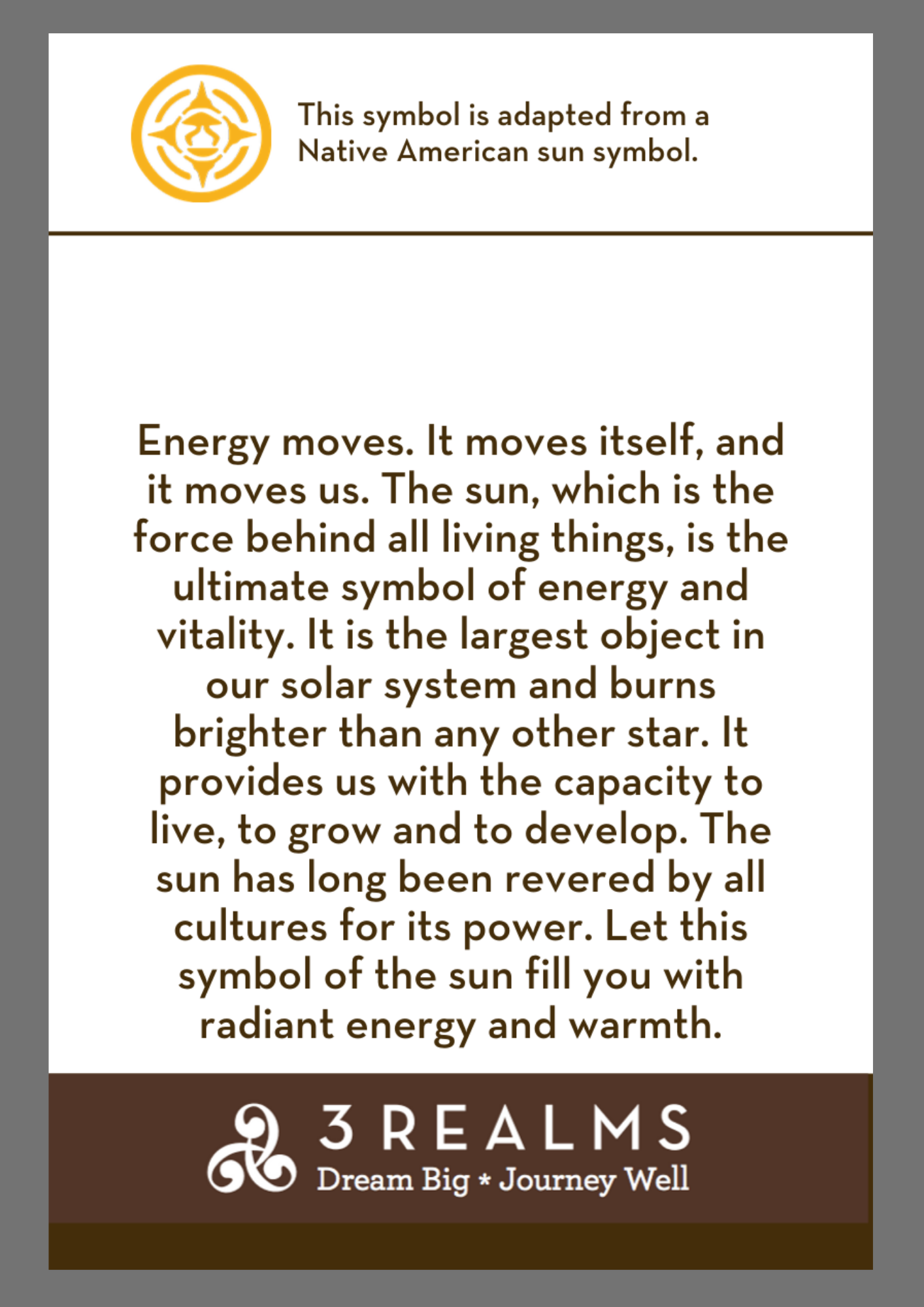 Energy Key Ring Pewter