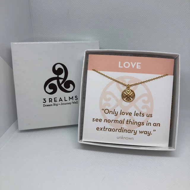 Love Necklace Gold Plated
