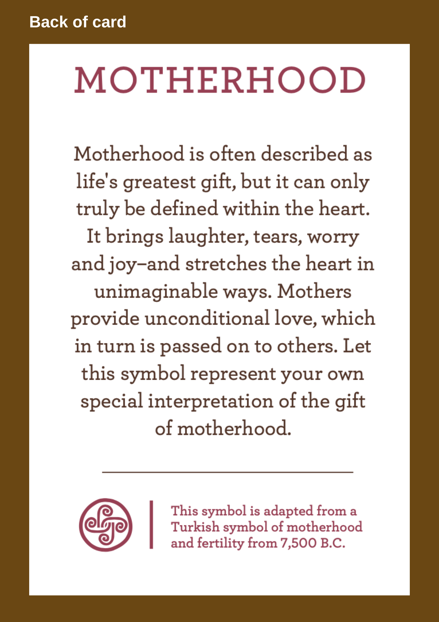 Motherhood Earring Gold