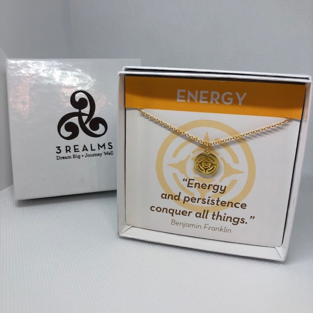 Energy Necklace Gold Plated