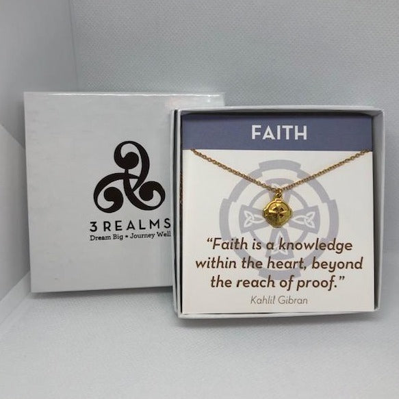 Faith Necklace Gold Plated