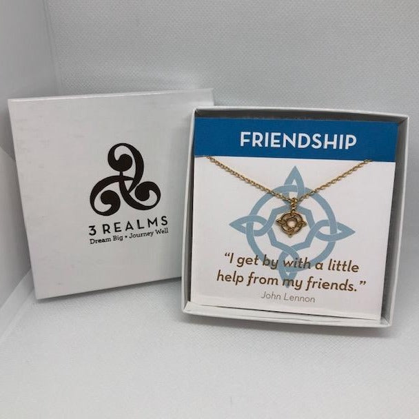 Friendship Necklace Gold Plated