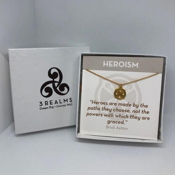 Heroism Necklace Gold Plated