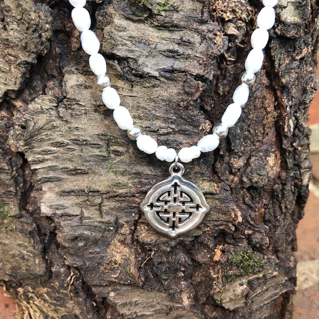 Harmony Necklace Pearl & Sterling