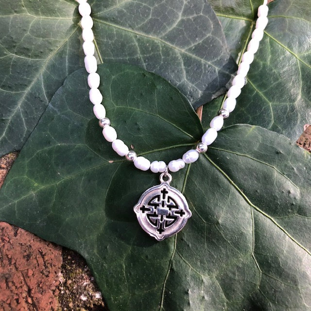 Harmony Necklace Pearl & Sterling