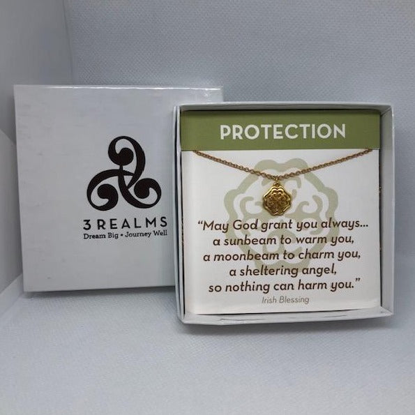 Protection Necklace Gold Plated