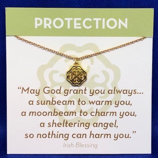 Protection Necklace Gold Plated