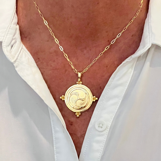 Joy Lg Gold Pendant Necklace