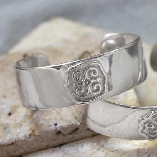 Strength Sterling Silver Cuff