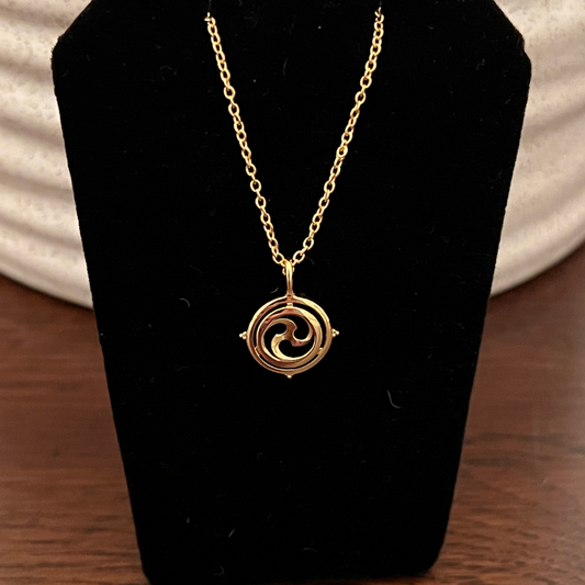 Joy small necklace 18k gold plated
