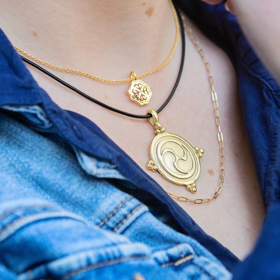 Joy Lg Gold Pendant Necklace