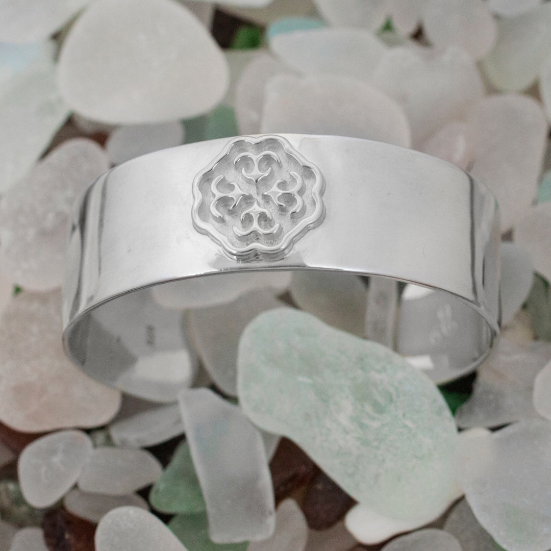 Protection Sterling Silver Cuff