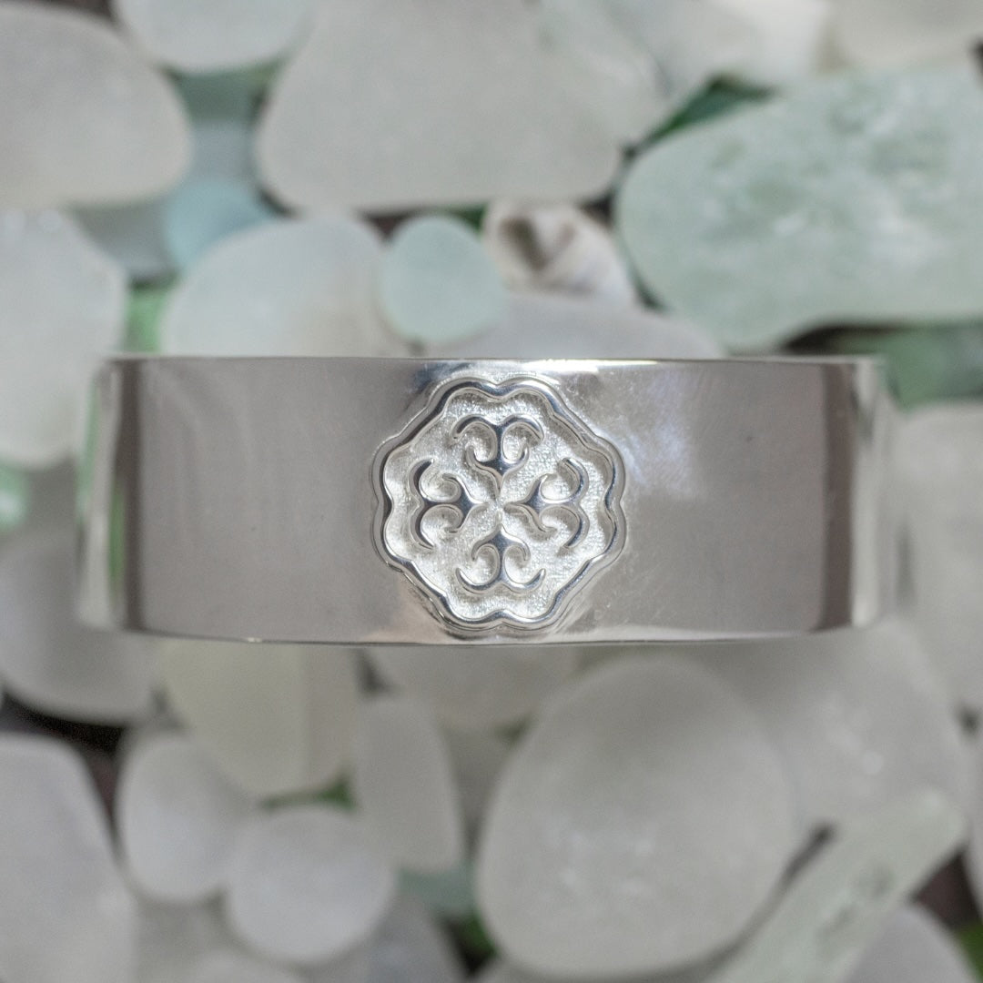 Protection Sterling Silver Cuff