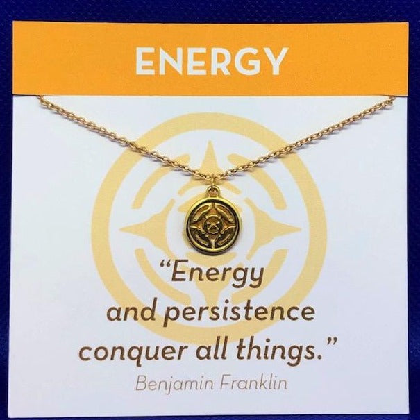 Energy Necklace Gold Plated