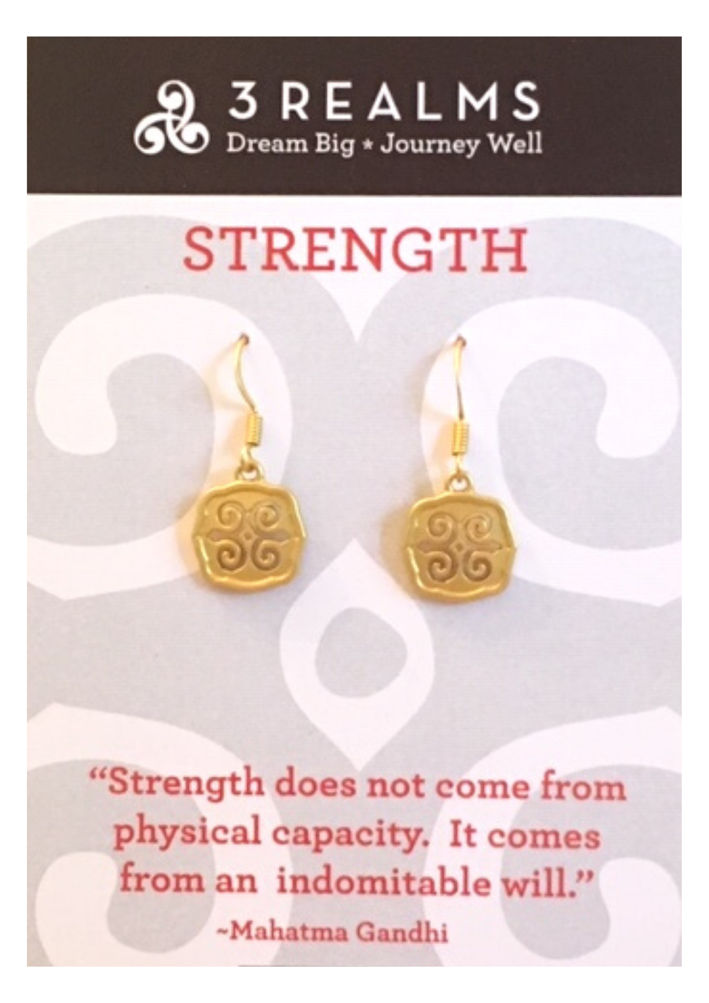 Strength Earring Gold