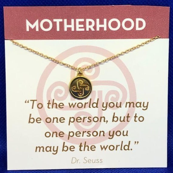 Motherhood Necklace Gold Plated